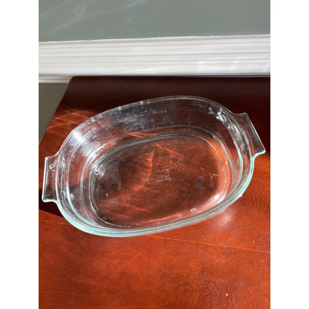 Vintage PYREX Glass Oven Roasting Baking Dish #702
